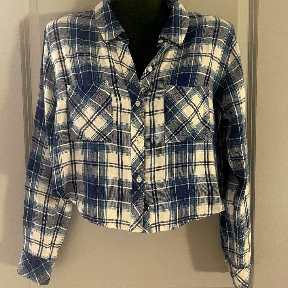 Rails Crop Flannel - image 1